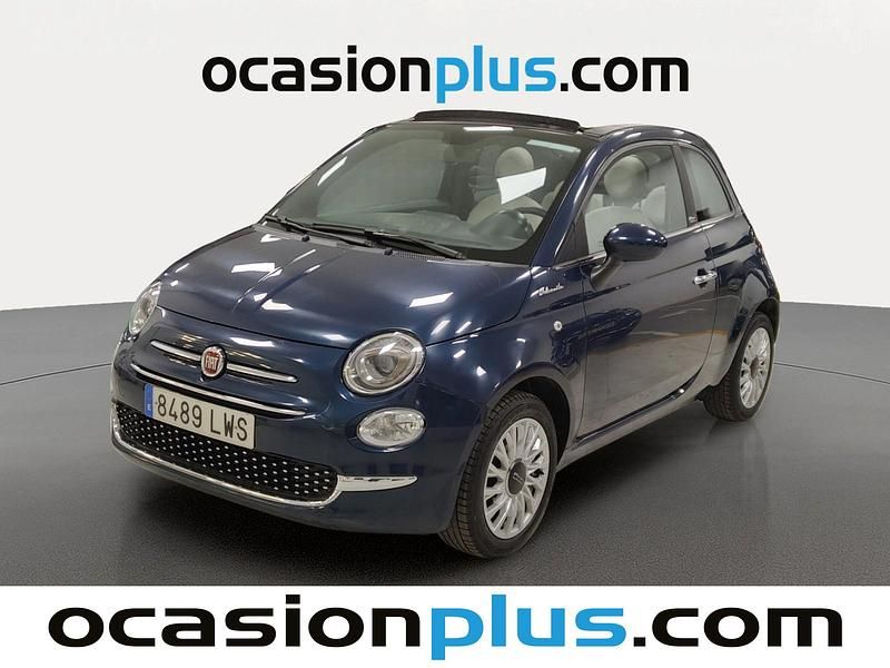 Azul Usado 2022 Fiat 500C Dolcevita Descapotable | 10.500 € (Precio justo) - Imagen 1/4