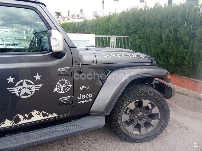 Negro Usado 2019 Jeep Wrangler Unlimited Sahara SUV | 39.500 € (Super precio) - Imagen 1/4