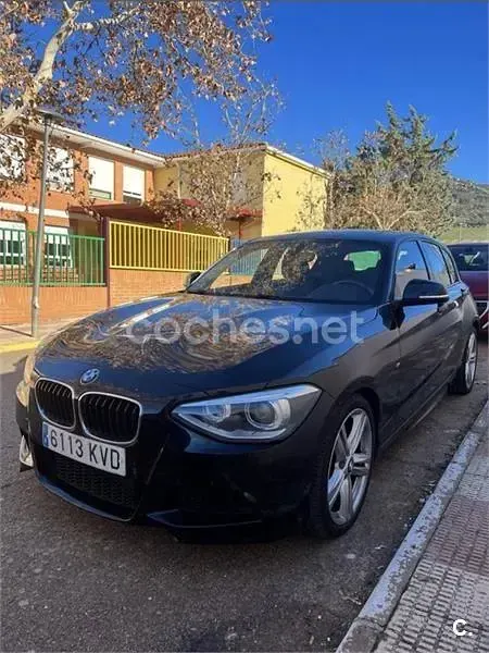 Usado BMW 118 M Sport 143 CV (105 kW) 2013 Negro Utilitario
