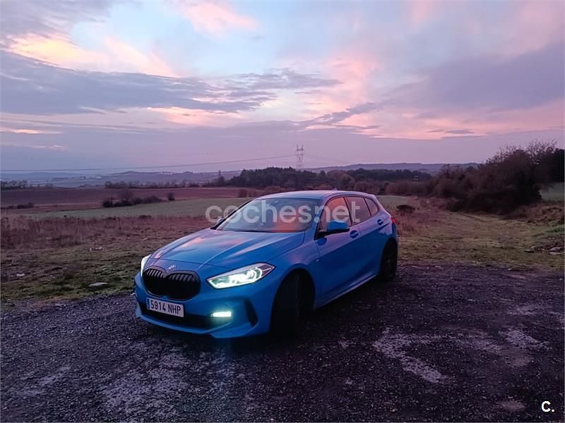 Usado BMW 118 Shadowline 150 CV (110 kW) 2020 Azul Utilitario