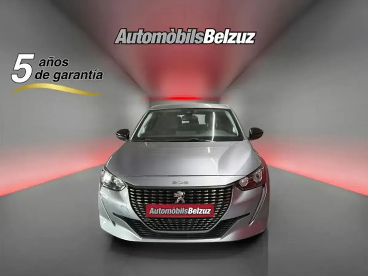 Usado Peugeot 208 Allure 102 CV (75 kW) 2022 Gris Utilitario