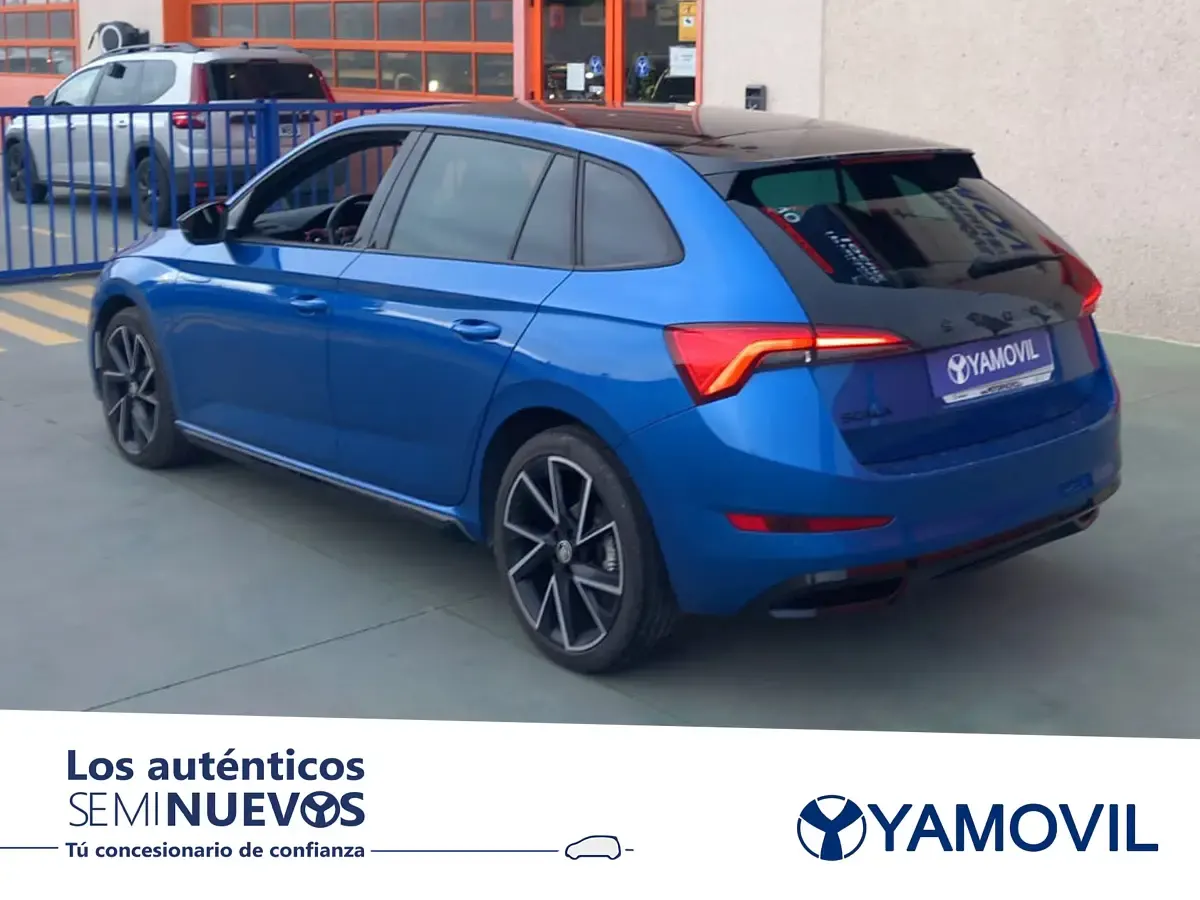 Usado Skoda Scala Monte Carlo 150 CV (110 kW) 2023 Azul Utilitario