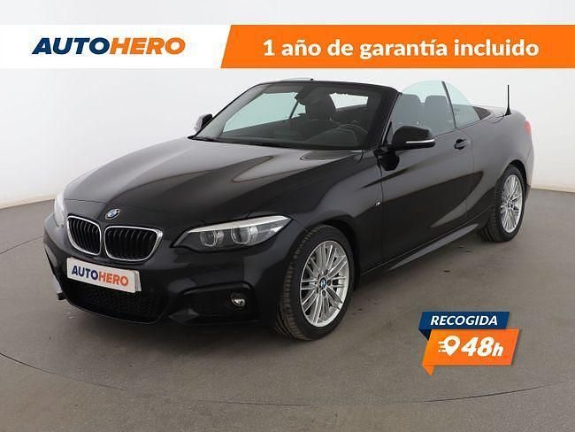 Negro Usado 2018 BMW 220 Sport Line Descapotable | 22.999 € (Buen precio) - Imagen 1/3