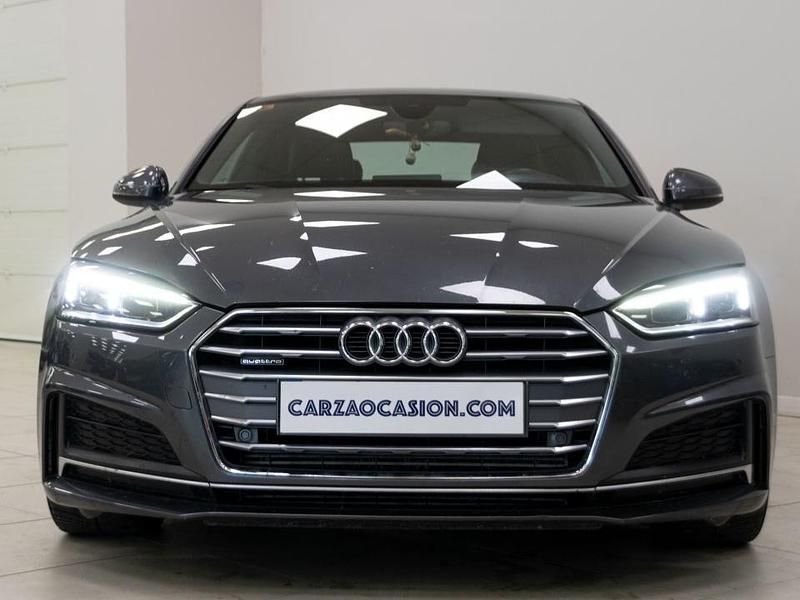 Usado Audi A5 S-Line 218 CV (160 kW) 2017 Gris Coupe