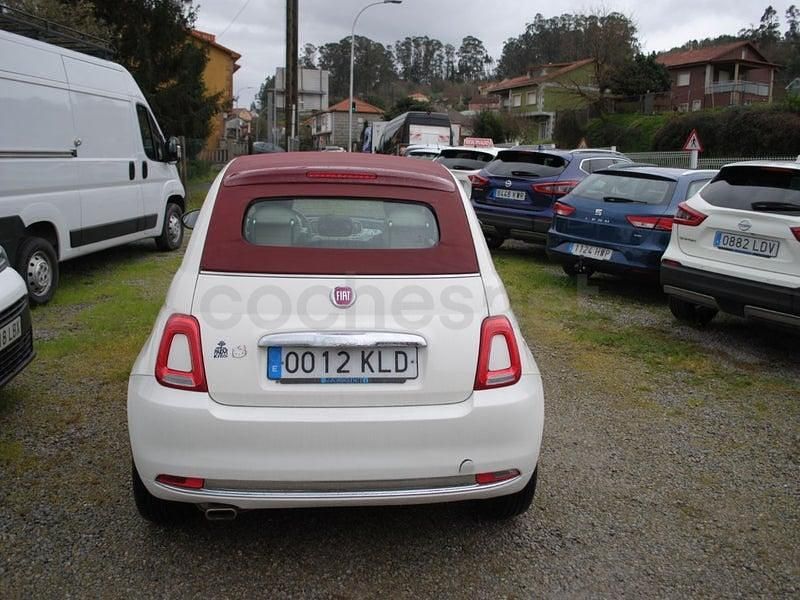 Usado Fiat 500C Lounge 69 CV (50 kW) 2018 Blanco Descapotable