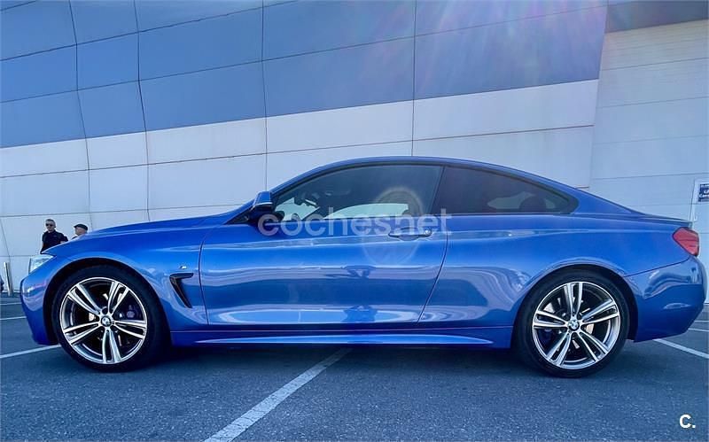 Usado BMW 420 190 CV (139 kW) 2014 Azul Coupe