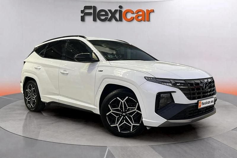 Blanco Usado 2023 Hyundai Tucson N Line SUV | 21.290 € (Precio justo) - Imagen 1/4