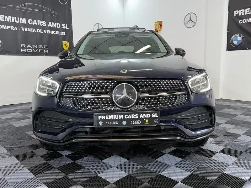 Usado Mercedes GLC300 333 CV (244 kW) 2022 Azul SUV