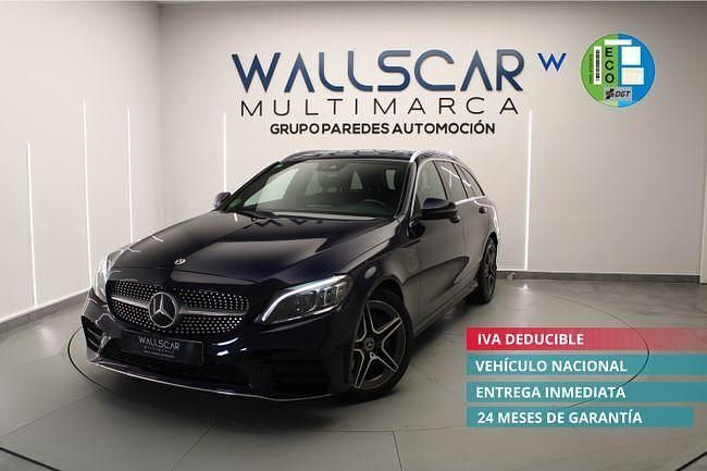 Usado Mercedes C220 196 CV (144 kW) 2019 Azul Familiar