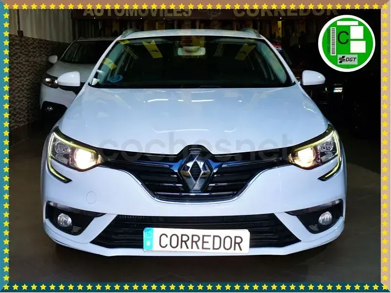 Usado Renault Mégane GrandTour 90 CV (66 kW) 2018 Blanco Familiar