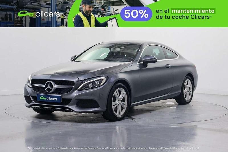 Usado Mercedes C220 170 CV (125 kW) 2016 Gris Coupe