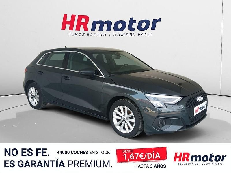Usado Audi A3 Advanced 110 CV (80 kW) 2021 Gris Utilitario