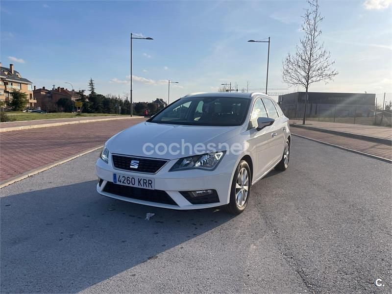 Usado Seat Leon ST Reference 115 CV (84 kW) 2018 Blanco Familiar