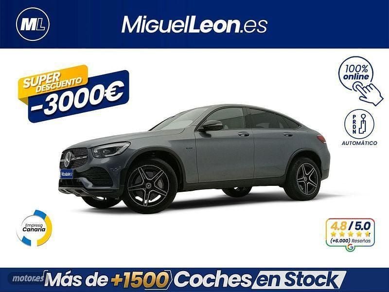 Gris Usado 2021 Mercedes GLC300 Coupe | 39.985 € (Super precio) - Imagen 1/3