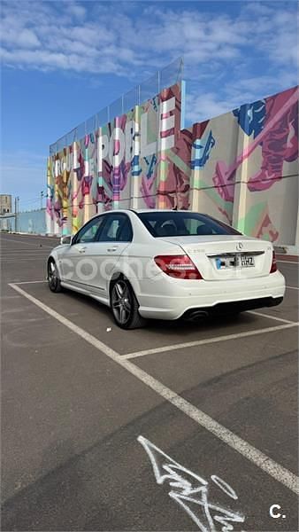 Usado Mercedes C250 Avantgarde 204 CV (150 kW) 2012 Blanco Berlina