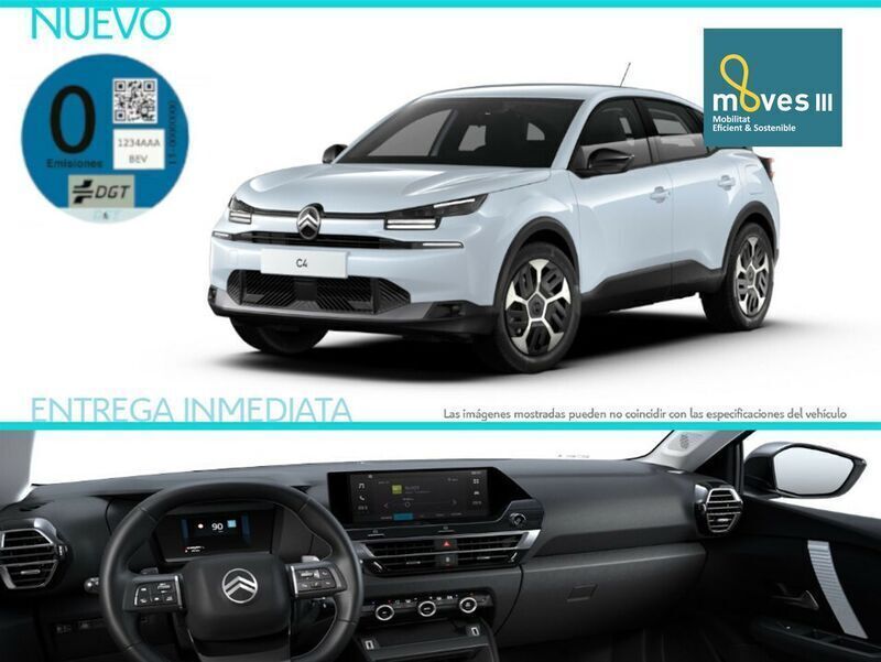 Blanco Nuevo 2025 Citroën e-C4 | 26.933 € (Super precio) - Imagen 1/4