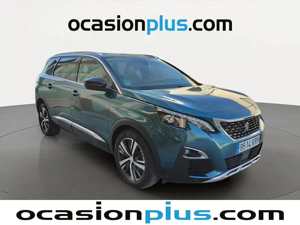 Usado Peugeot 5008 GT-line 131 CV (96 kW) 2018 Verde SUV