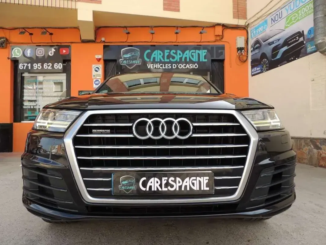 Usado Audi Q7 S-Line 272 CV (200 kW) 2015 Negro SUV