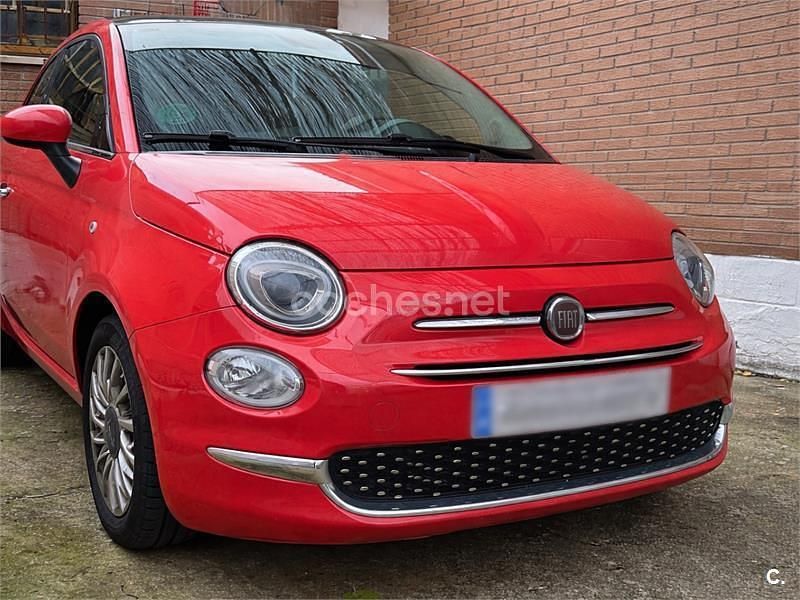 Usado Fiat 500 Lounge 69 CV (50 kW) 2018 Rojo Berlina