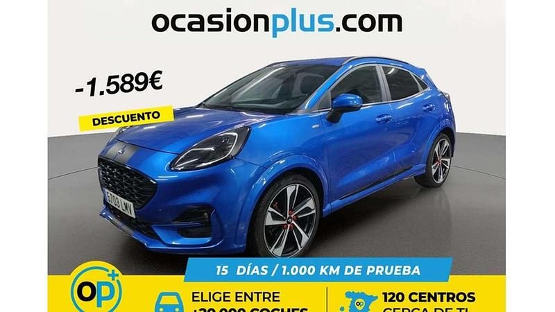 Azul Usado 2021 Ford Puma ST-Line X SUV | 15.891 € (Super precio) - Imagen 1/4