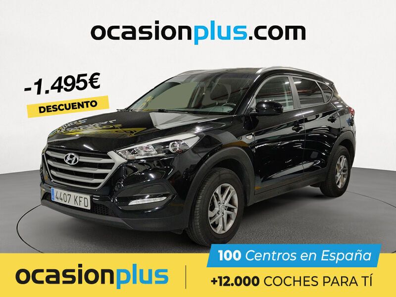 Negro Usado 2017 Hyundai Tucson SUV | 16.450 € (Precio justo) - Imagen 1/4