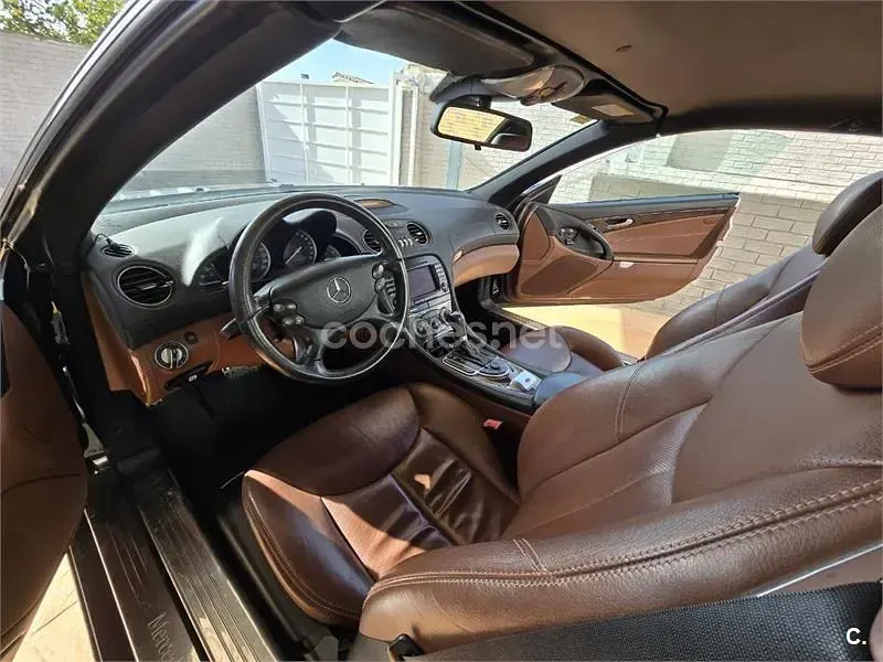 Usado Mercedes SL350 245 CV (180 kW) 2007 Negro Descapotable