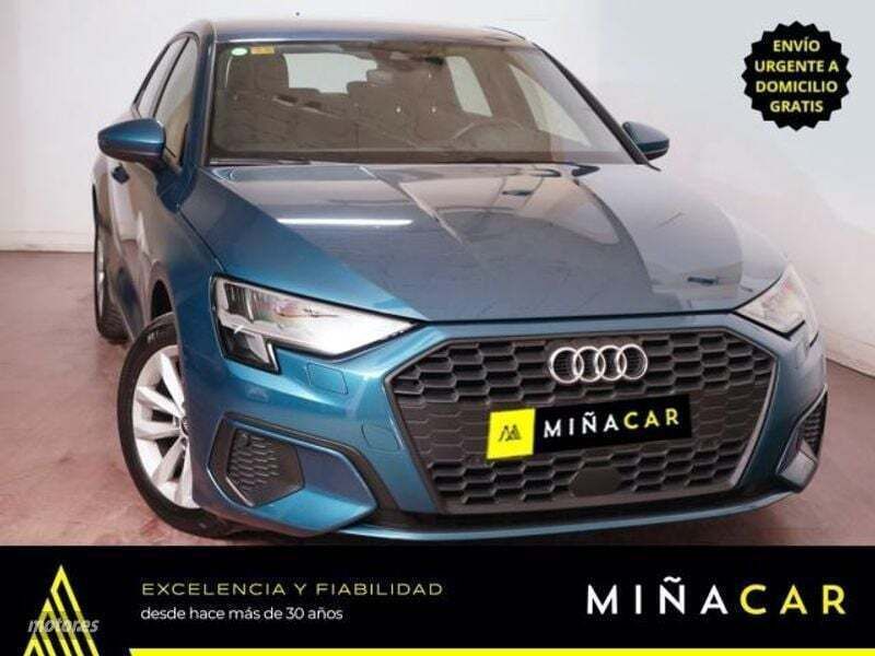 Azul Usado 2021 Audi A3 Sportback Utilitario | 22.690 € (Precio justo) - Imagen 1/4