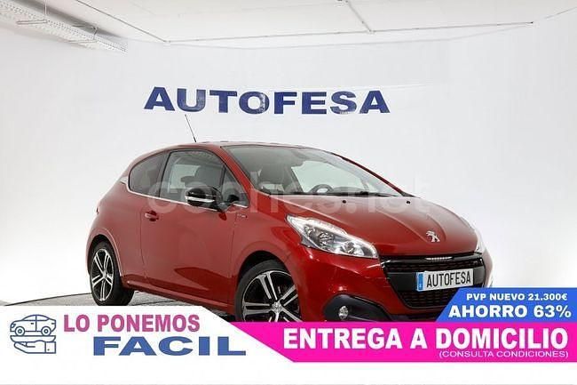 Usado Peugeot 208 GT-line 110 CV (80 kW) 2017 Rojo Utilitario