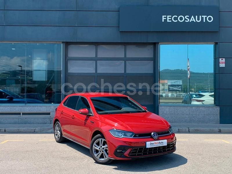 Rojo Usado 2022 VW Polo R-line Berlina | 20.890 € (Precio justo) - Imagen 1/4