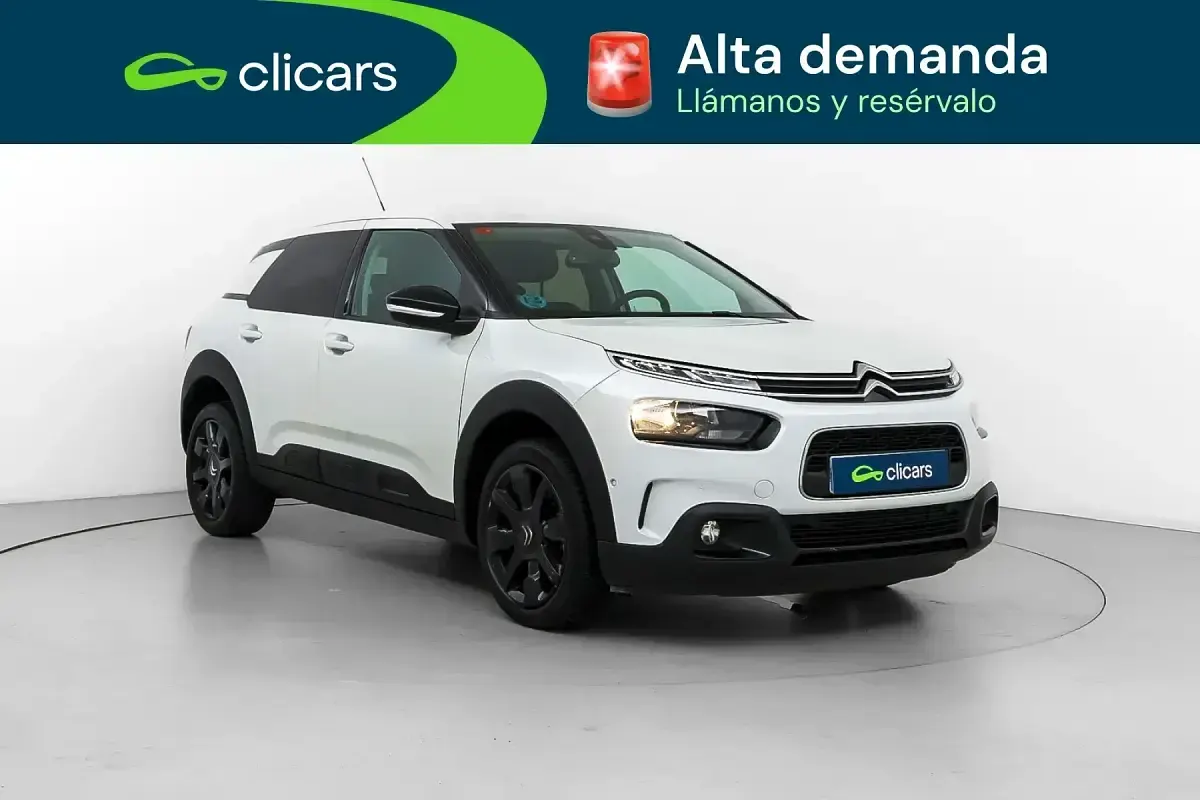 Usado Citroën C4 Cactus PureTech 130 CV (95 kW) 2019 Blanco Utilitario
