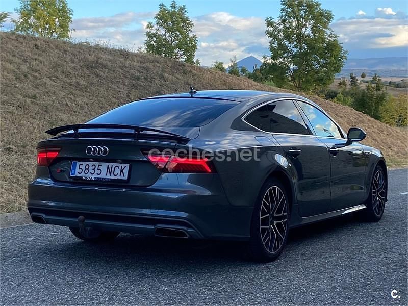Usado Audi A7 Sportback S-Line 252 CV (185 kW) 2015 Gris / plata Utilitario