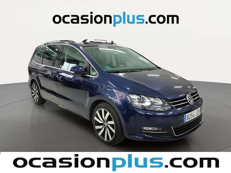 Usado VW Sharan Sportline 150 CV (110 kW) 2017 Azul Monovolumen