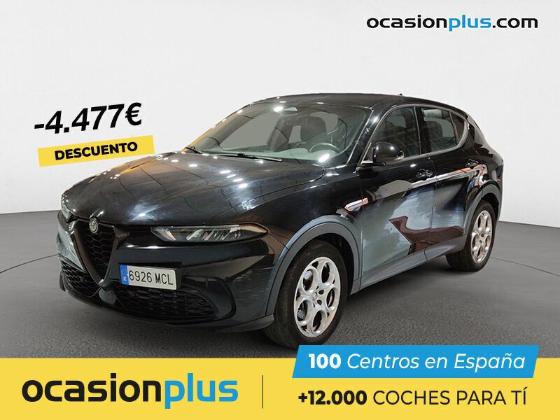 Negro Usado 2022 Alfa Romeo Tonale Sprint SUV | 25.050 € (Precio justo) - Imagen 1/4