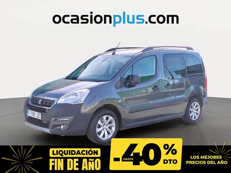 Gris Usado 2017 Peugeot Partner Outdoor Monovolumen | 13.290 € - Imagen 1/4
