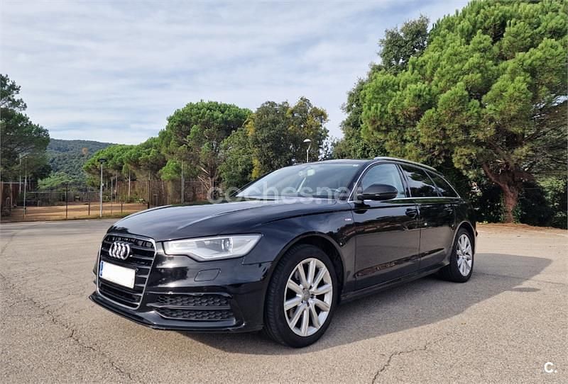 Negro Usado 2014 Audi A6 S-Line Familiar | 9800 € (Super precio) - Imagen 1/4