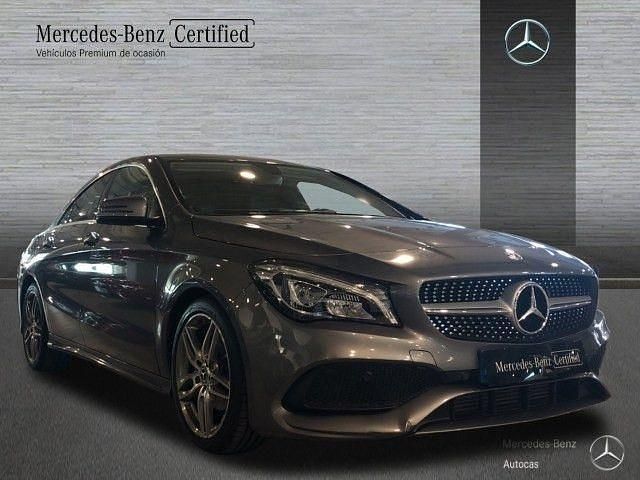 Usado Mercedes CLA200 AMG line 136 CV (100 kW) 2018 Gris montaña