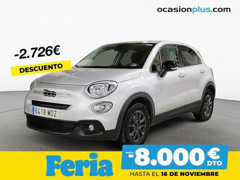 Gris / plata Usado 2023 Fiat 500X SUV | 18.990 € (Precio justo) - Imagen 1/3