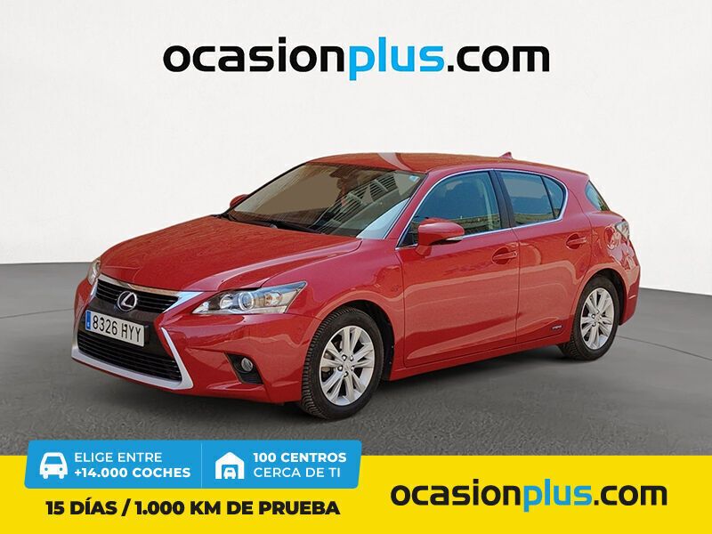 Rojo Usado 2014 Lexus CT200h Executive Line Berlina | 17.200 € (Precio justo) - Imagen 1/4