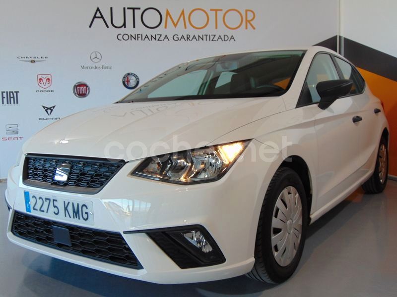 Usado Seat Ibiza Reference 80 CV (58 kW) 2018 Blanco Berlina