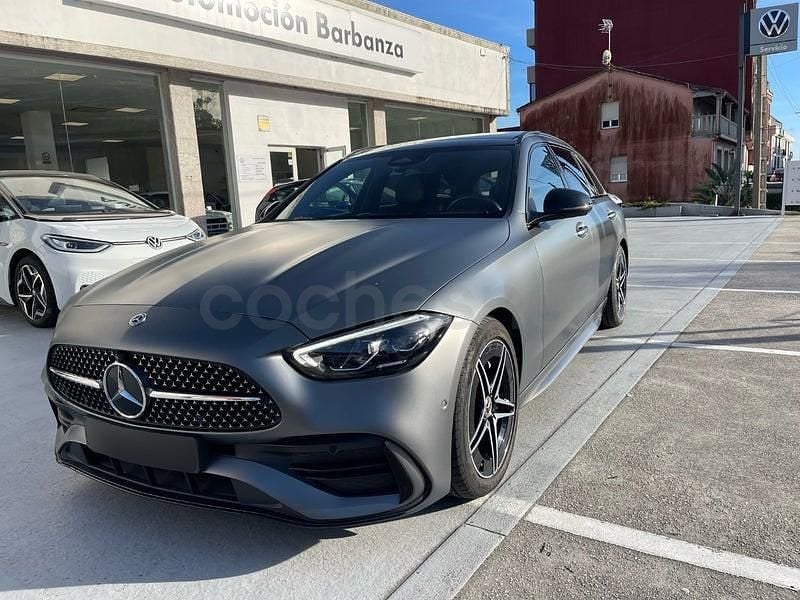 Usado Mercedes C220 200 CV (147 kW) 2021 Gris / plata Familiar