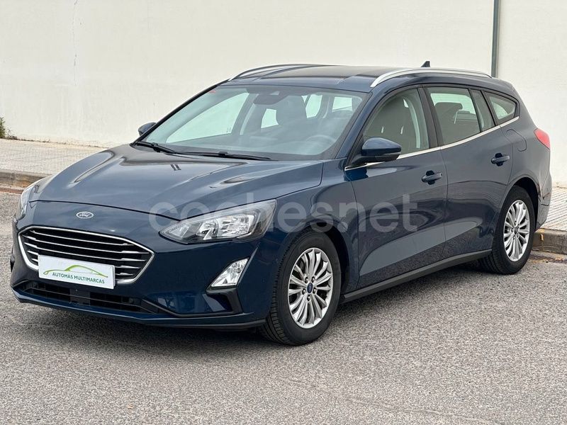 Azul Usado 2020 Ford Focus Titanium Familiar | 11.990 € (Super precio) - Imagen 1/4