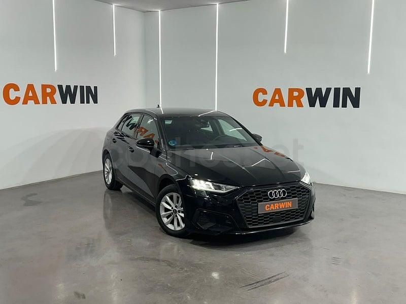 Usado Audi A3 110 CV (80 kW) 2022 Negro Berlina