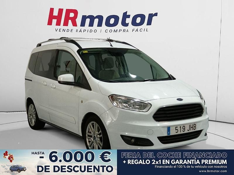 Blanco Usado 2015 Ford Tourneo Courier Titanium Monovolumen | 9990 € (Precio justo) - Imagen 1/4