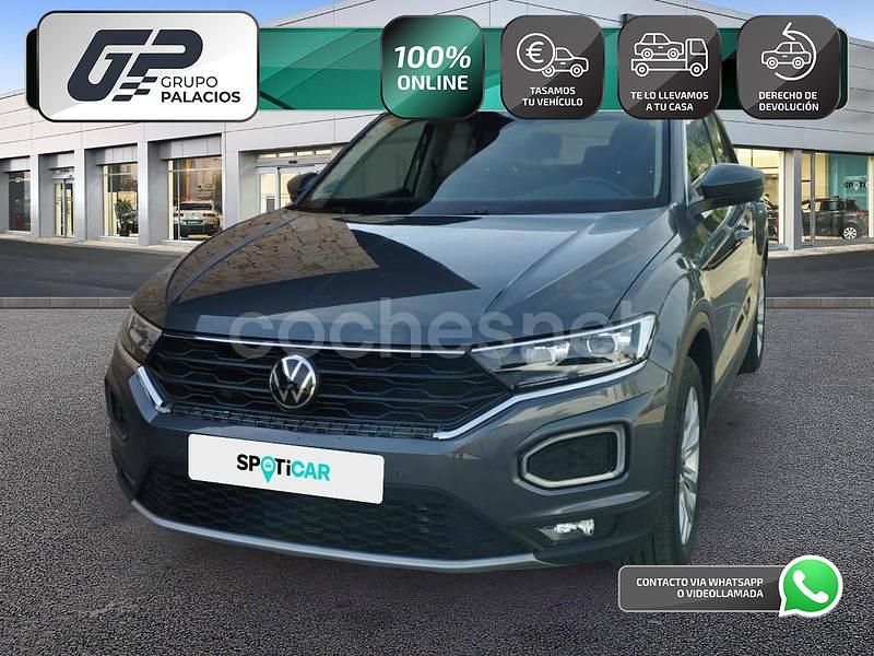 Gris Usado 2021 VW T-Roc Advance SUV | 22.795 € (Precio justo) - Imagen 1/4