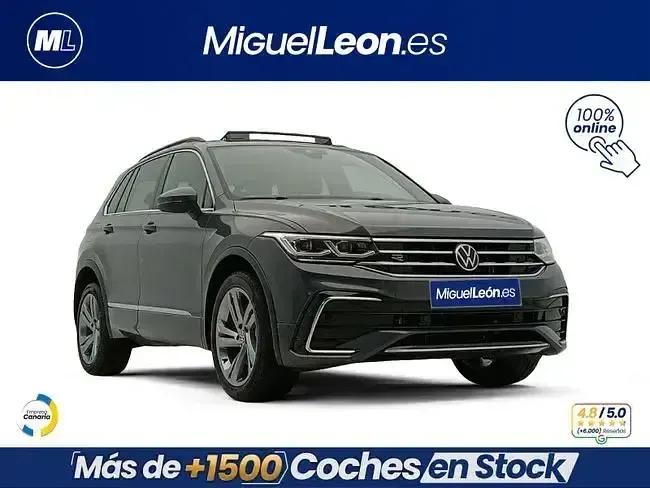 Usado VW Tiguan R-line 245 CV (180 kW) 2022 Gris SUV