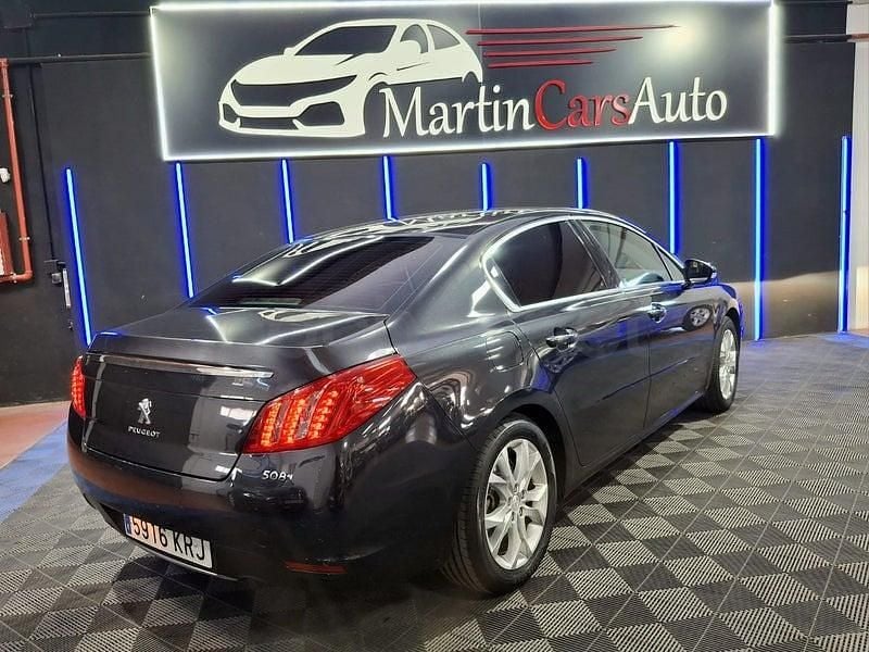 Usado Peugeot 508 Allure 200 CV (147 kW) 2013 Negro Berlina