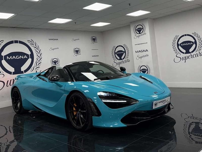 Azul Usado 2022 McLaren 720S Descapotable | 285.000 € - Imagen 1/4