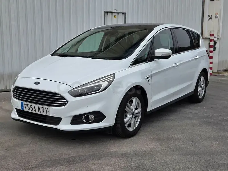 Usado Ford S-MAX Titanium 150 CV (110 kW) 2019 Blanco Monovolumen