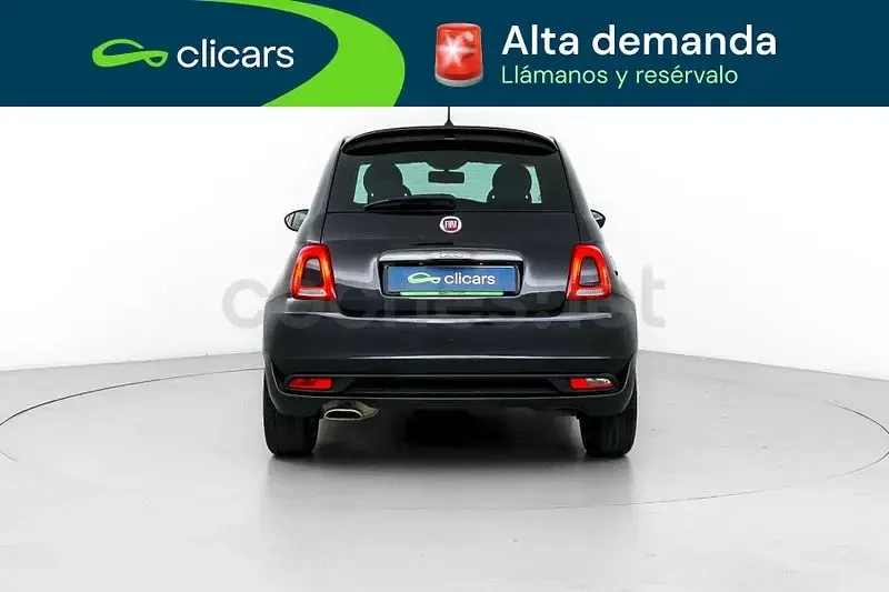 Usado Fiat 500S S 69 CV (50 kW) 2018 Negro Berlina