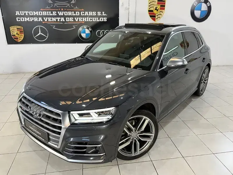 Usado Audi SQ5 S-Line 354 CV (260 kW) 2018 Gris / plata SUV